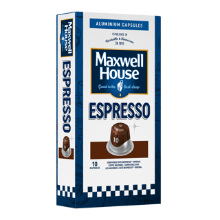 maxwell house alu capsules espresso 10